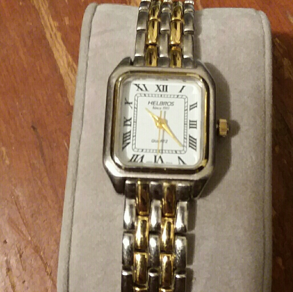 Womens square helibros watch